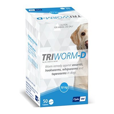 Triworm-D Dewormer for Dog Supplies