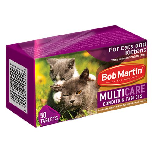 Bob Martin Multicare Condition Tablets for Cats & Kittens for Cat Supplies