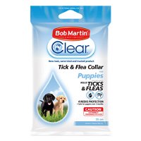 Bob Martin Clear Tick & Flea Collar for Dogs for Dog Supplies
