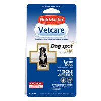 Bob Martin Vetcare Ticks & Fleas Spot On Plus for Dogs for Dog Supplies