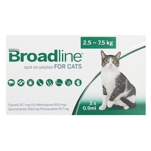 Broadline Spot-On Solution for Large Cats 5.5 to 16.5 lbs