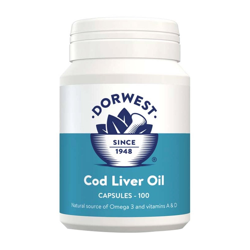 Dorwest Cod Liver Oil Capsules for Pet Health Care