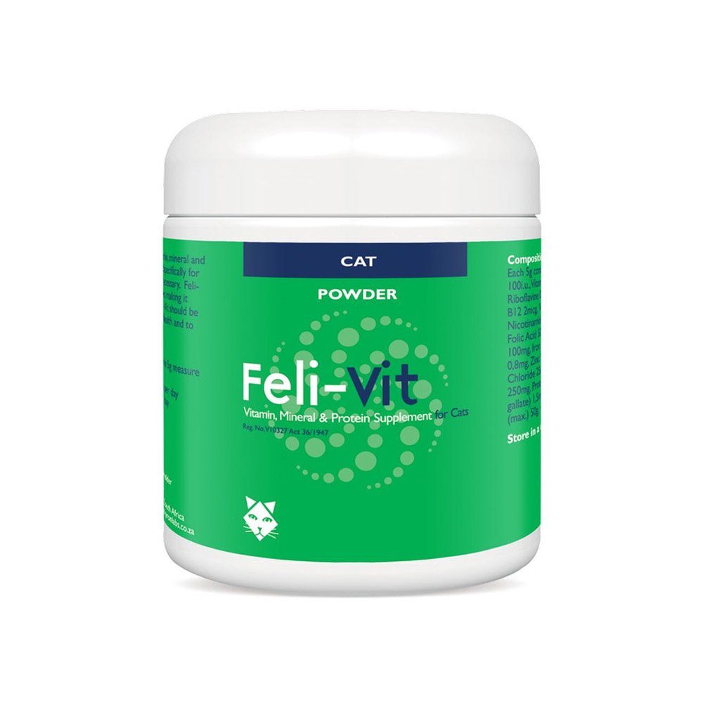 Kyron Feli-Vit Vitamin, Mineral & Protein Supplement Powder for Pet Health Care