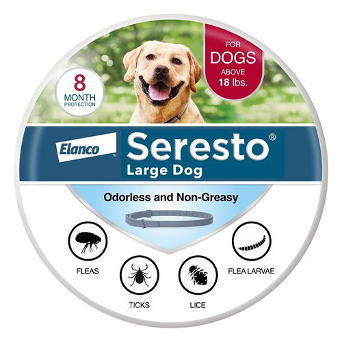 Seresto Flea and Tick Collar For Large Dogs (over 18 lbs) 27.5 inch (70 cm)