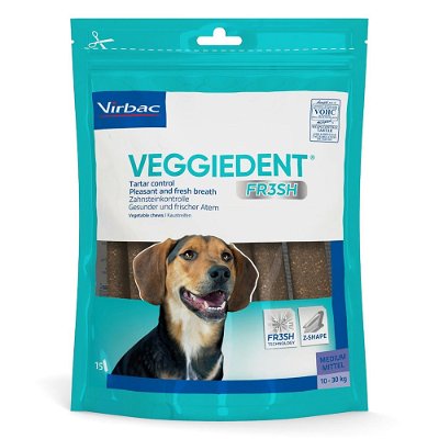 VeggieDent Dental Chews for Medium Dogs