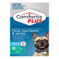 Comfortis Plus (Trifexis) Chewable Tablets For Medium Dogs 9.1-18 Kg (20.1 - 40lbs) Green