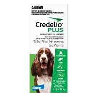 Credelio Plus For Large Dogs 11-22kg Green