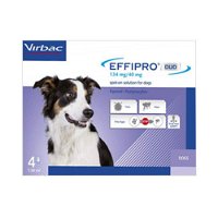 Effipro DUO Flea and Tick Spot-On Medium Dogs 23 to 44 lbs (Blue)