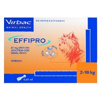 Effipro Spot-On Solution for Dogs up to 22 lbs (Orange)