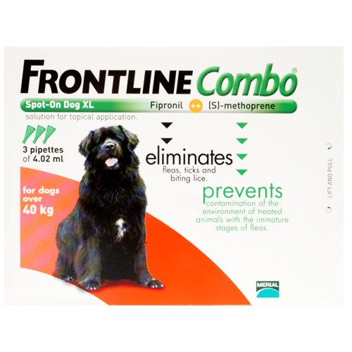 Frontline Plus (Combo) for Extra Large Dogs over 89 lbs (Red)