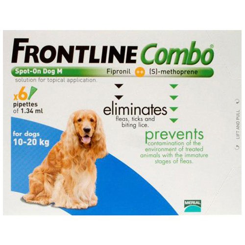 Frontline Plus (Combo) for Medium Dogs 23-44 lbs (Blue)