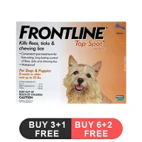 Frontline Top Spot Small Dogs 0-22 lbs (Orange)