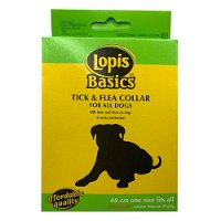 Lopis Basics Tick & Flea Collar for All Dogs for Dog Supplies