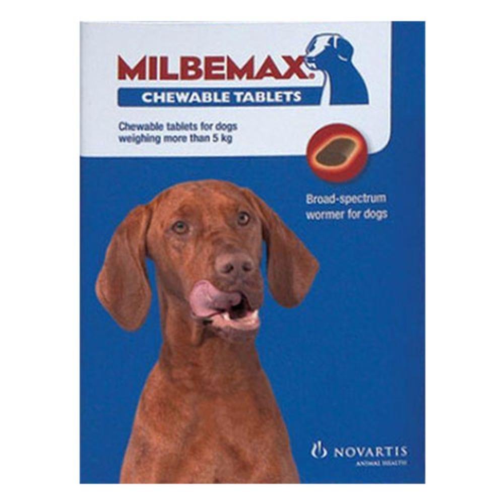 Milbemax Chewable For Large Dogs Over 5 Kgs.