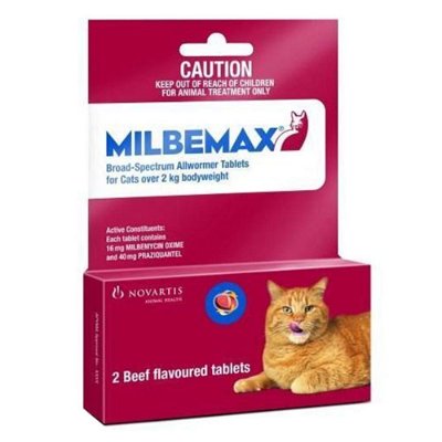 Milbemax For Cats 2Kg-8kg