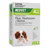 Neovet Spot-On for Puppies and Small Dogs Upto 8.8lbs (Green)