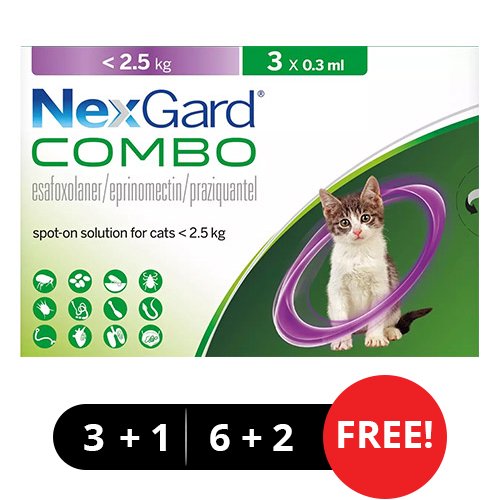 Nexgard Combo for Cat Supplies