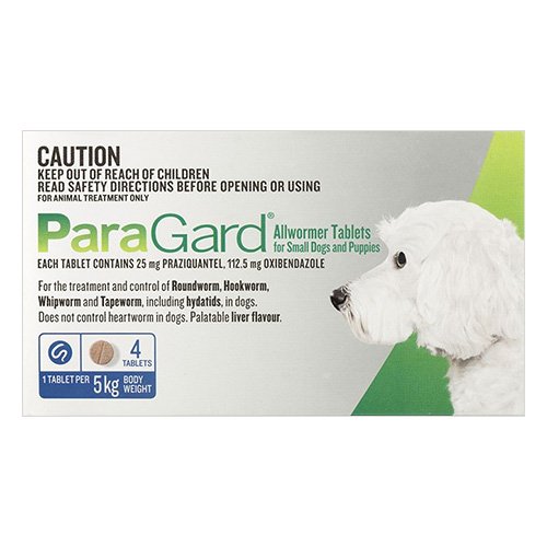 Paragard Allwormer for Dog Supplies