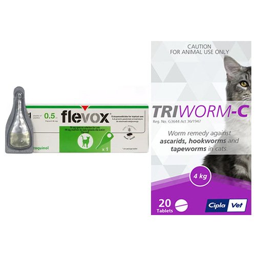 Flevox  & Triworm-C Combo