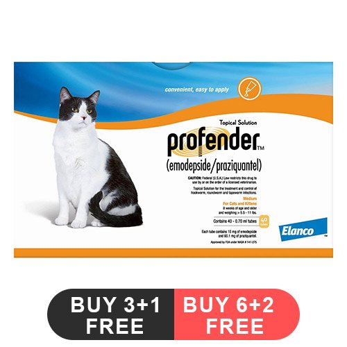 Profender Medium Cats (0.70 ml) 5.5-11 lbs