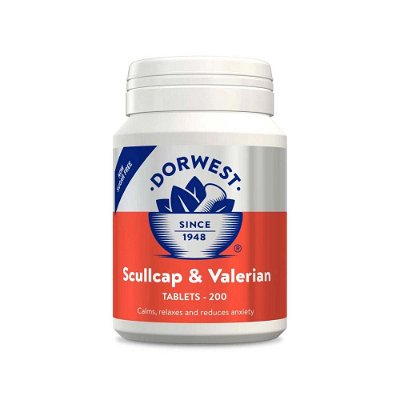 Scullcap & Valerian Tablets for Dogs and Cats