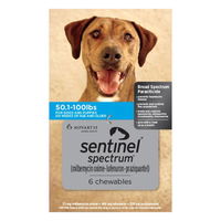 Sentinel Spectrum Blue for Dogs 50.1-100 lbs