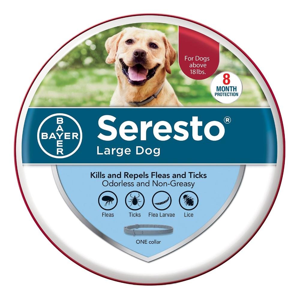 Seresto Flea and Tick Collar For Large Dogs (over 18 lbs) 27.5 inch (70 cm)
