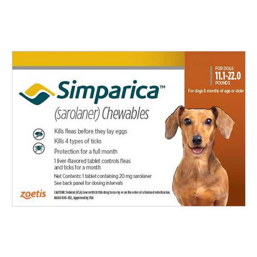 Simparica Chewable Tablet for Dogs : Buy Simparica For Dogs